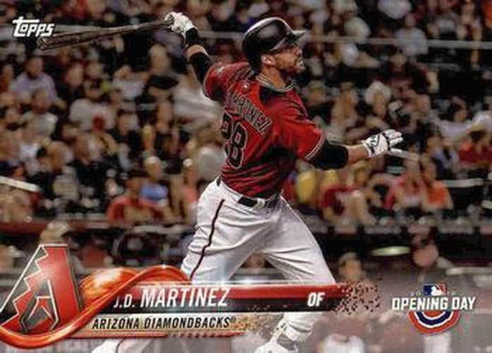 #10 J.D. Martinez - Arizona Diamondbacks - 2018 Topps Opening Day Baseball