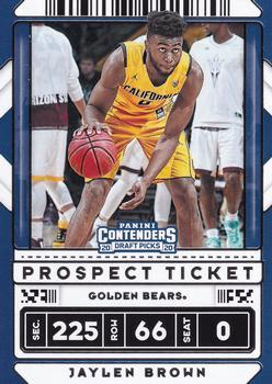 #10 Jaylen Brown - California Golden Bears - 2020 Panini Contenders Draft Picks Basketball