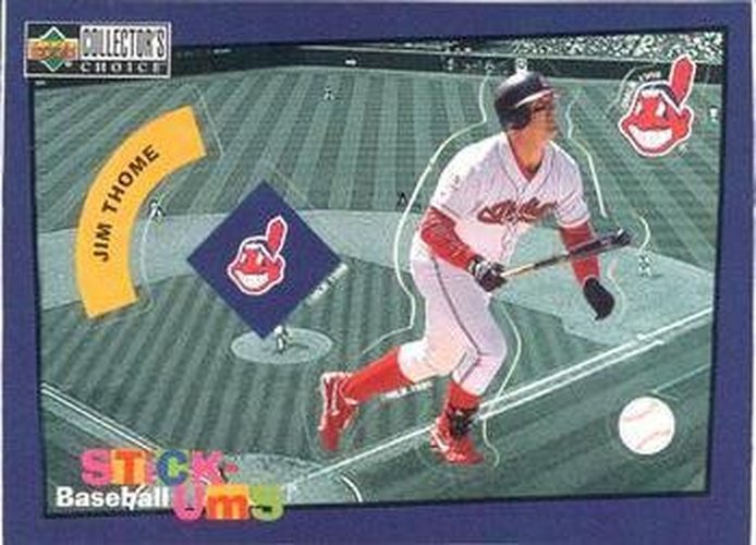 #10 Jim Thome - Cleveland Indians -1998 Collector's Choice - Stick-Ums Baseball