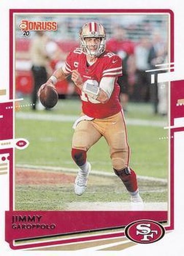 #10 Jimmy Garoppolo - San Francisco 49ers - 2020 Donruss Football