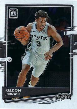 #10 Keldon Johnson - San Antonio Spurs - 2020-21 Donruss Optic Basketball