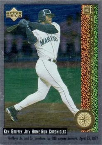 #10 Ken Griffey Jr. - Seattle Mariners - 1998 Upper Deck - Ken Griffey Jr.'s Home Run Chronicles Baseball