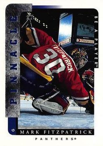 #10 Mark Fitzpatrick - Florida Panthers - 1996-97 Pinnacle Be a Player Hockey