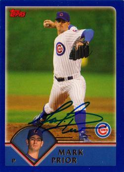 #10 Mark Prior - Chicago Cubs - 2003 Topps Baseball
