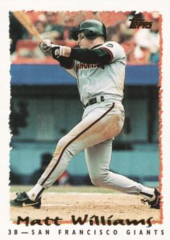 #10 Matt Williams - San Francisco Giants - 1995 Topps Baseball