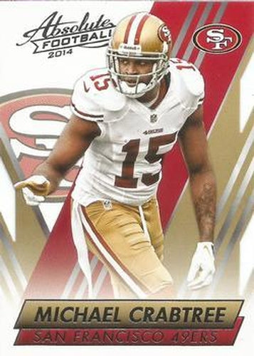 #10 Michael Crabtree - San Francisco 49ers - 2014 Panini Absolute - Retail Football