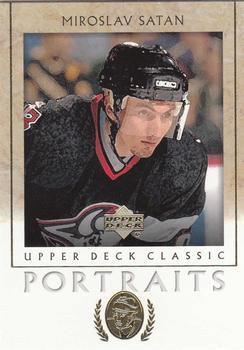 #10 Miroslav Satan - Buffalo Sabres - 2002-03 Upper Deck Classic Portraits Hockey