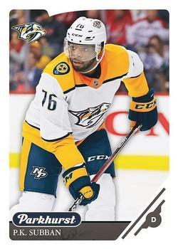 #10 P.K. Subban - Nashville Predators - 2018-19 Parkhurst Hockey