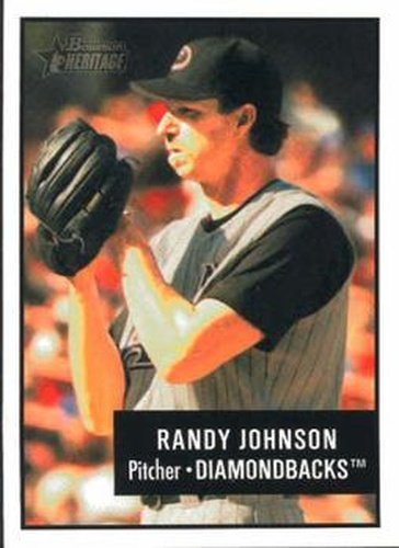 #10 Randy Johnson - Arizona Diamondbacks - 2003 Bowman Heritage Baseball