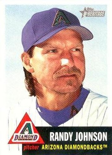 #10 Randy Johnson - Arizona Diamondbacks - 2002 Topps Heritage Baseball