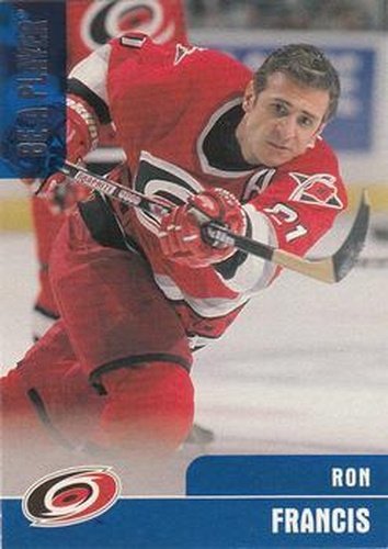 #10 Ron Francis - Carolina Hurricanes - 1999-00 Be a Player Memorabilia Hockey