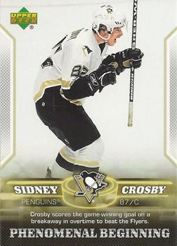 #10 Sidney Crosby - Pittsburgh Penguins - 2005-06 Upper Deck Phenomenal Beginning Hockey