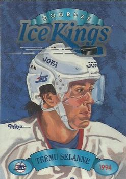 #10 Teemu Selanne - Winnipeg Jets - 1993-94 Donruss - Ice Kings Hockey