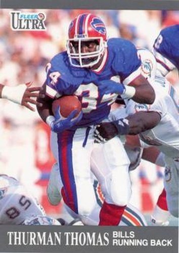 #10 Thurman Thomas - Buffalo Bills - 1991 Ultra Football