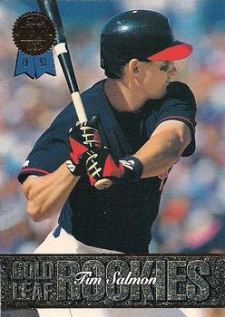 #10 Tim Salmon - California Angels - 1993 Leaf Baseball - Gold Leaf Rookies