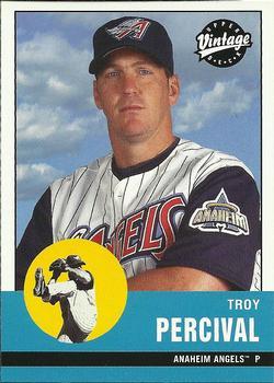 #10 Troy Percival - Anaheim Angels - 2001 Upper Deck Vintage Baseball
