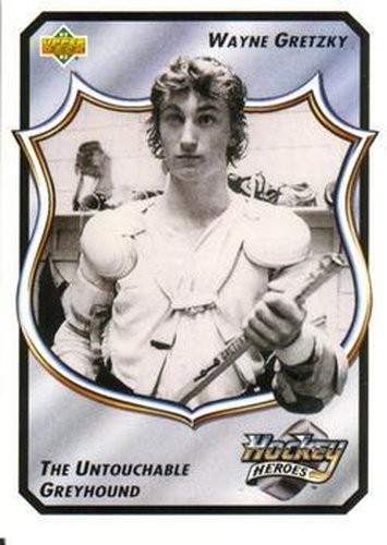 #10 Wayne Gretzky - Sault Ste. Marie Greyhounds - 1992-93 Upper Deck - Hockey Heroes: Wayne Gretzky Hockey