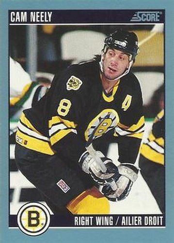 #10 Cam Neely - Boston Bruins - 1992-93 Score Canadian Hockey