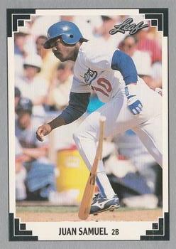 #10 Juan Samuel - Los Angeles Dodgers - 1991 Leaf Baseball