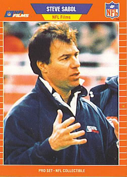 #10 Steve Sabol - 1989 Pro Set Football - Announcers
