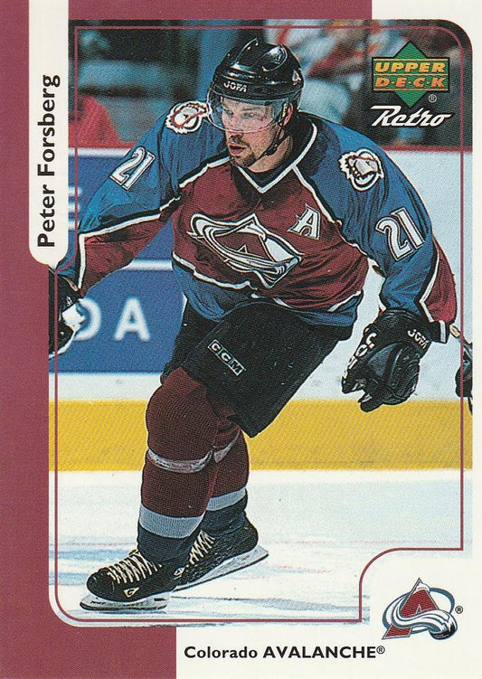 #MCD-10 Peter Forsberg - Colorado Avalanche - 1999-00 McDonald's Upper Deck Hockey