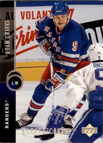 #10 Adam Graves - New York Rangers - 1994-95 Upper Deck Hockey - Electric Ice