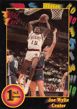 #10 Joe Wylie - Miami Hurricanes - 1991-92 Wild Card Basketball