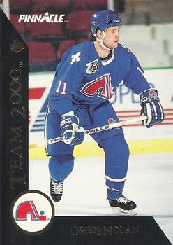 #10 Owen Nolan - Quebec Nordiques - 1992-93 Pinnacle Canadian Hockey - Team 2000