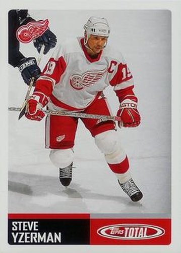#TTC10 Steve Yzerman - Detroit Red Wings - 2002-03 Topps Total Hockey - Team Checklists