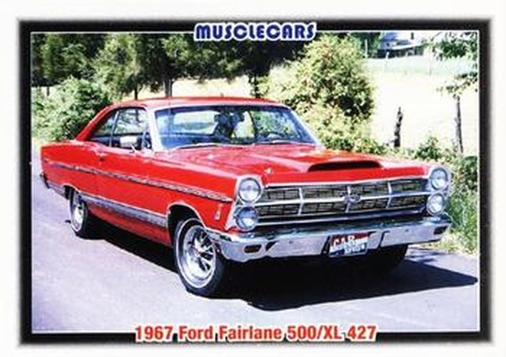 #10 1967 Ford Fairlane 500/XL 427 - 1992 Collect-A-Card Muscle Cars