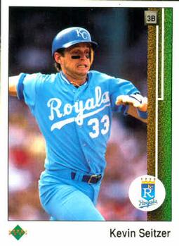 #510 Kevin Seitzer - Kansas City Royals - 1989 Upper Deck Baseball