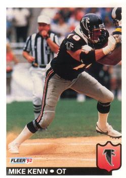 #10 Mike Kenn - Atlanta Falcons - 1992 Fleer Football