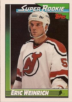 #10 Eric Weinrich - New Jersey Devils - 1991-92 Topps Hockey