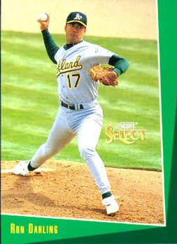 #10 Ron Darling - Oakland Athletics - 1993 Select Baseball