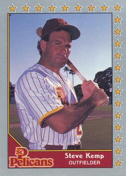 #10 Steve Kemp - St. Petersburg Pelicans - 1990 Pacific Senior League Baseball