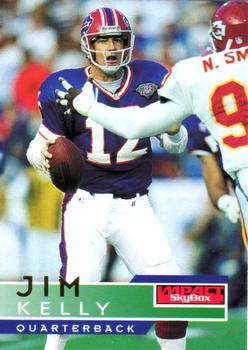 #10 Jim Kelly - Buffalo Bills - 1995 SkyBox Impact Football