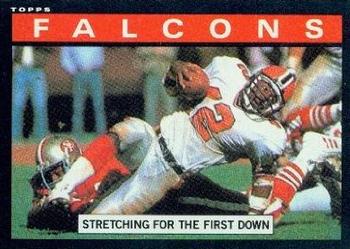 #10 Falcons Team Leaders - Atlanta Falcons - 1985 Topps Football