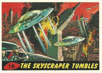 #10 The Skyscraper Tumbles - 1994 Topps Mars Attacks