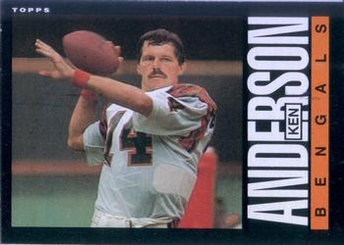 #210 Ken Anderson - Cincinnati Bengals - 1985 Topps Football