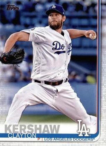 #10a Clayton Kershaw - Los Angeles Dodgers - 2019 Topps Baseball