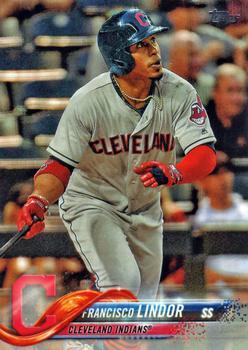 #10 Francisco Lindor - Cleveland Indians - 2018 Topps Baseball