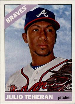 #10a Julio Teheran - Atlanta Braves - 2015 Topps Heritage Baseball