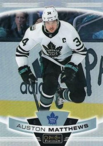 #10b Auston Matthews - Toronto Maple Leafs - 2019-20 O-Pee-Chee Platinum Hockey