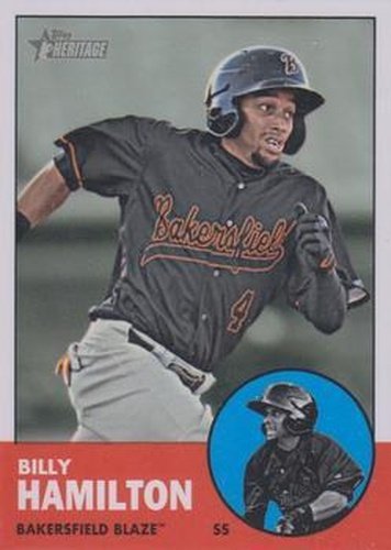 #10b Billy Hamilton - Bakersfield Blaze - 2012 Topps Heritage Minor League Baseball
