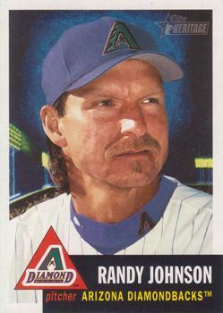 #10b Randy Johnson - Arizona Diamondbacks - 2002 Topps Heritage Baseball