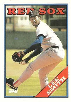 #110T Lee Smith - Boston Red Sox - 1988 Topps Traded Baseball