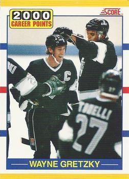 #110T Wayne Gretzky - Los Angeles Kings - 1990-91 Score Rookie and Traded Hockey