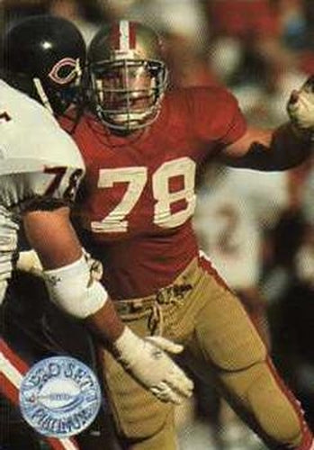 #110 Pierce Holt - San Francisco 49ers - 1991 Pro Set Platinum Football