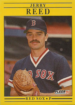 #110 Jerry Reed - Boston Red Sox - 1991 Fleer Baseball