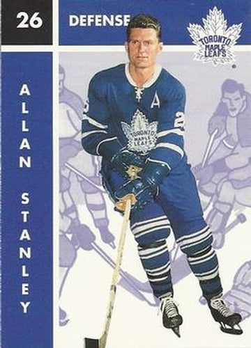 #110 Allan Stanley - Toronto Maple Leafs - 1995-96 Parkhurst 1966-67 Hockey